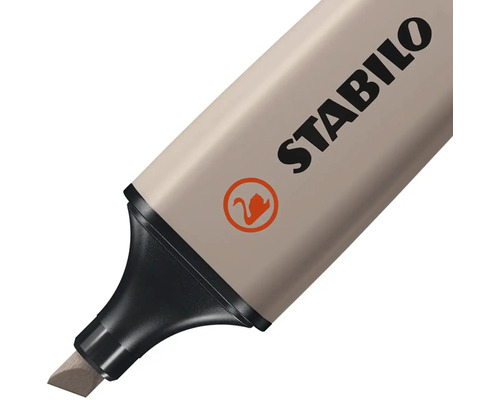 Zvýrazňovač Stabilo BOSS ORIGINAL se zkoseným hrotem v pískové barvě.
