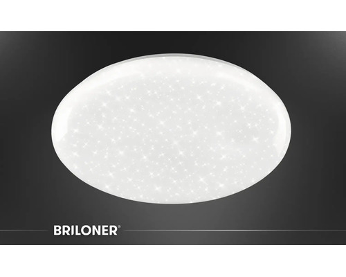 Kulaté stropní LED svítidlo s efektem hvězdné oblohy. Briloner Logo.