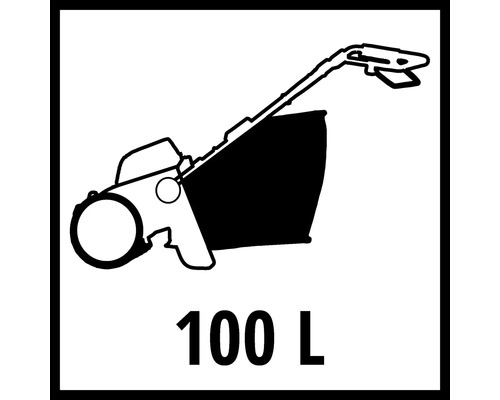 Symbol pro objem sběrného vaku 100 litrů