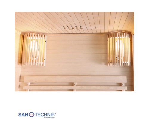 Finská sauna HomeLuxe PANORAMA 200 x 130 x 120 cm 3,6 kW