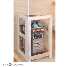 Finská sauna HomeLuxe PANORAMA 200 x 130 x 120 cm 3,6 kW