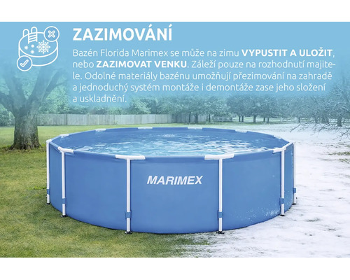 Nadzemní bazén Marimex Florida 3,05 x 0,76 m bez příslušenství