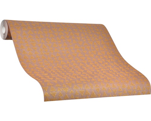 Role tapety s geometrickým trojúhelníkovým vzorem