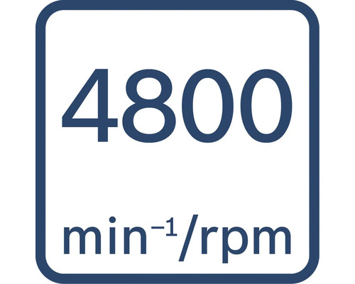 4800 otáček za minutu