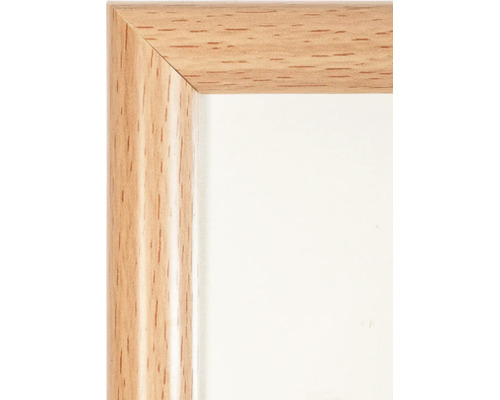 Obrazový rám v dekoru dřeva, detail rohu s pokosem.