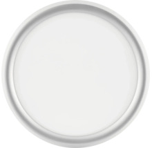 Kulaté, ploché stropní LED svítidlo v moderním designu.
