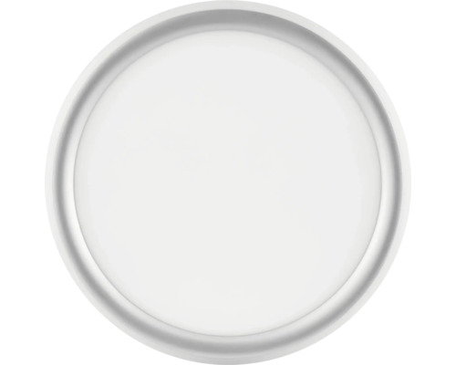 Kulaté, ploché stropní LED svítidlo v moderním designu.