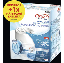 Ceresit pohlcovač vlhkosti Aero 360 Koupelna set včetně jedné náhradní tablety.