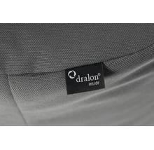 Logo Dralon na tkané látce.