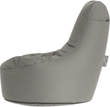 Šedý sedací vak s opěradlem od Sitting Point.