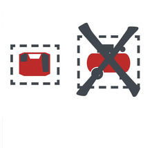 Symbol vhodný pro malá zařízení, nevhodný pro velké kompresory.