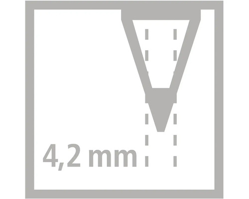 Průměr 4,2 milimetru