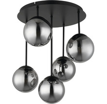 Stropní svítidlo Globo Harmon 47441-5S E14 25 W černé
