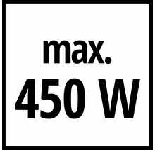 Maximálně 450 wattů