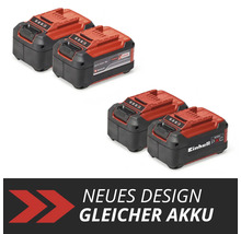 Akumulátory Einhell Power X-Change, 18 Volt, 5,2 Ampérhodin, Lithium-iontové, srovnání starého a nového designu při stejné technologii baterie.