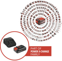 Aku Startovací sada Einhell Power X-Change 18 V, 1 aku 2,5 Ah, 4512097