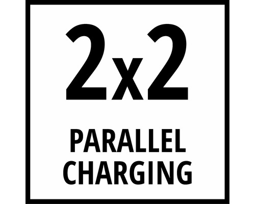 Aku nabíječka Einhell 2x2 Power X-Quattrocharger 4A, 4512102