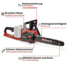Aku řetězová pila Einhell Power X-Change GP-LC 36/35 Li Solo bez aku a nabíječky