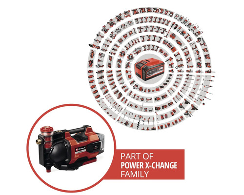 Aku zahradní čerpadlo Einhell Power X-Change Aquinna 36/38 LED Automatic Solo bez aku a nabíječky