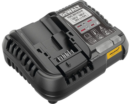 Nabíječka DeWalt DCB1104 pro 12voltové a 18voltové lithium-iontové akumulátory XR, edice McLaren.