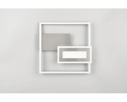 Moderní LED nástěnné svítidlo se čtvercovým a obdélníkovým rámem pro geometrický design