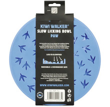 Miska na lízání Kiwi Walker tlapka ze silikonu pro pomalé krmení domácích mazlíčků