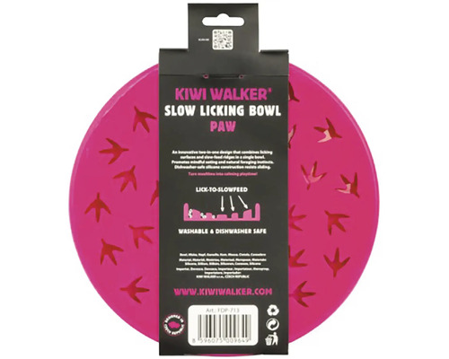 Miska pro psy Kiwi Walker Slow Licking Bowl Paw ze silikonu