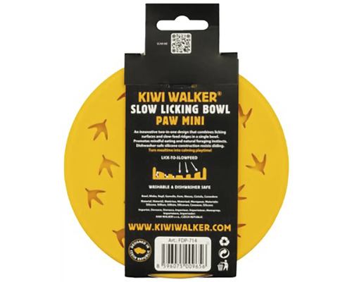 Silikonová miska Kiwi Walker Slow Licking Bowl Paw Mini pro domácí zvířata