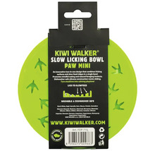 Miska na pomalé krmení a olizování Kiwi Walker Paw Mini ze silikonu pro domácí zvířata