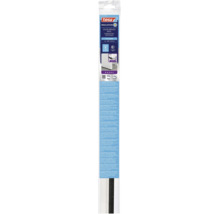 Kartáčové dveřní těsnění Tesa pro koberce, samolepicí, 100 krát 4,3 centimetru, pro izolaci proti průvanu, chladu, teplu, hluku a prachu.