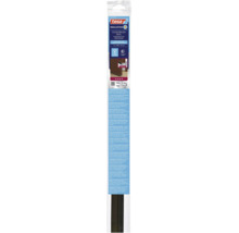Samolepicí dveřní kartáčové těsnění Tesa pro hladké a mírně nerovné podlahy, 100 x 3,7 centimetrů, chrání proti průvanu, chladu a hluku.