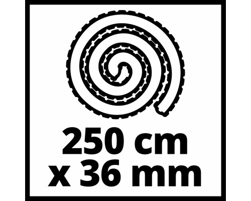 Svinutá těsnicí páska o délce 250 centimetrů a šířce 36 milimetrů