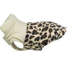 Psí kabátek Trixie s leopardím vzorem a měkkou podšívkou pro malé psy.