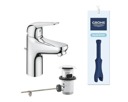 Umyvadlová baterie Grohe s odtokovou soupravou a montážním nástrojem