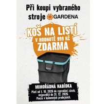 Akce Gardena při koupi vybraného stroje koš na listí zdarma