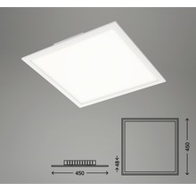 LED panel Briloner 24W 2400lm 3000-6500K 45x45cm bílý s dálkovým ovládáním-thumb-2