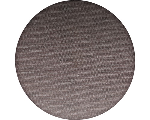 Kulatý koberec s tkanou texturou