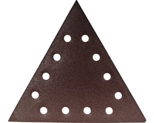 Trojúhelníkový brusný papír s otvory