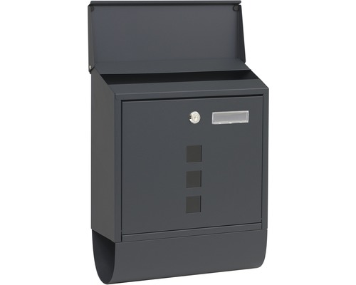 Poštovní schránka s přihrádkou na noviny a zámkem