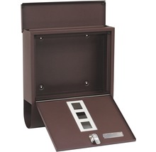 Otevřená poštovní schránka k montáži na stěnu