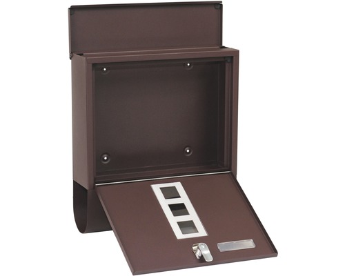 Otevřená poštovní schránka k montáži na stěnu