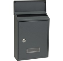 Kovová poštovní schránka se zámkem a průhledným okénkem