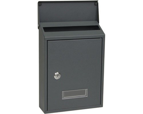 Kovová poštovní schránka se zámkem a průhledným okénkem