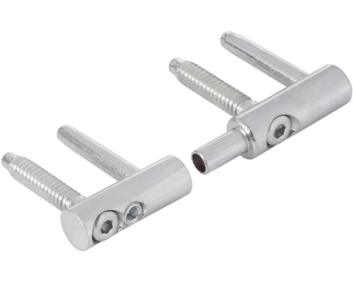 Dva závěsy dveří se závitem