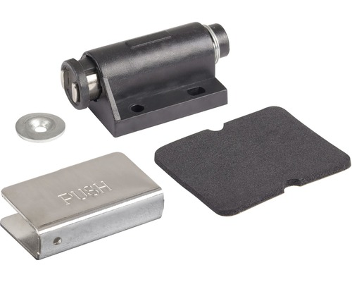 Západka s montážní deskou, protikusem a podložkou