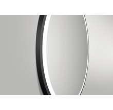 Kulaté LED zrcadlo do koupelny s osvětlením DSK Black Circular Ø 120 cm-thumb-3