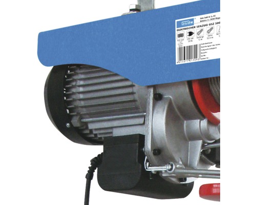 Detail elektrického lanového kladkostroje