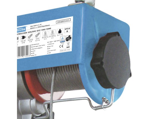 Elektrický lanový kladkostroj s ocelovým lanem