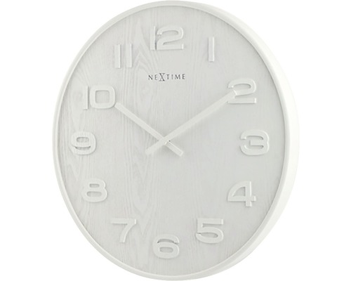 Nástěnné hodiny Nextime s vyvýšenými číslicemi