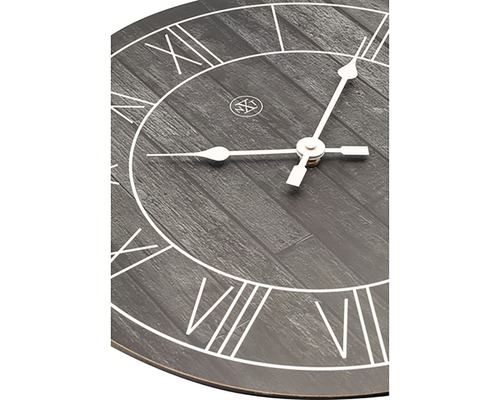 Detail nástěnných hodin s římskými číslicemi